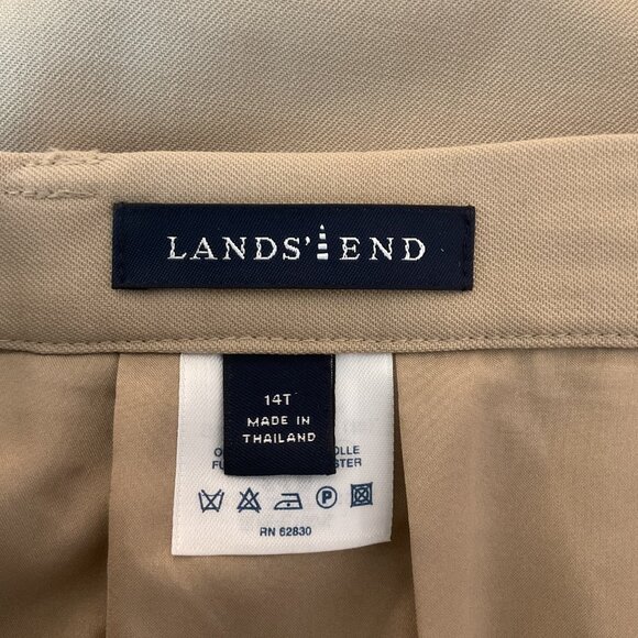 Land's End Misses 14Tall Wool Gabardine Pants - Picture 6 of 10